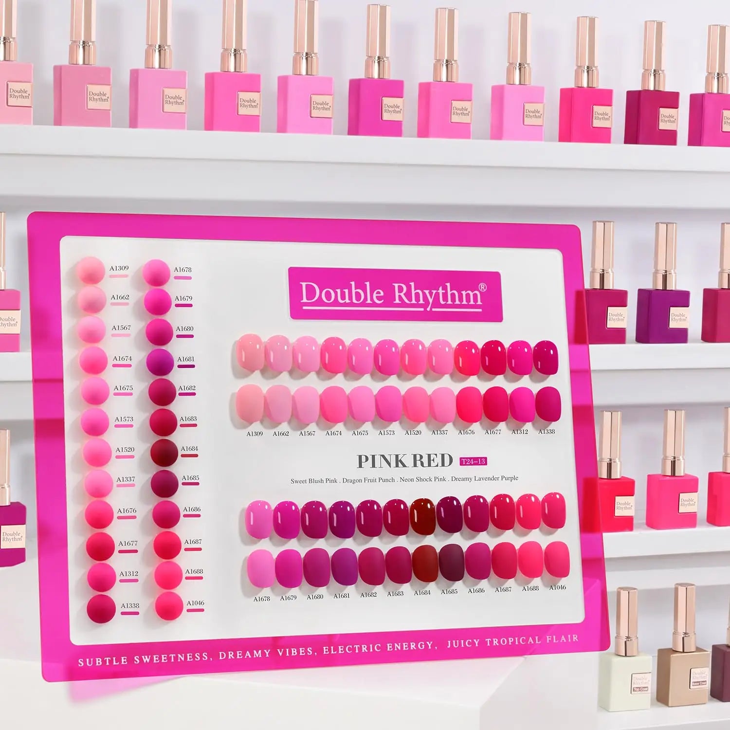 28Pcs Gel Nail Polish Set with Base & Top Coat, Soak Off, UV/LED Cured for DIY Manicure at Home