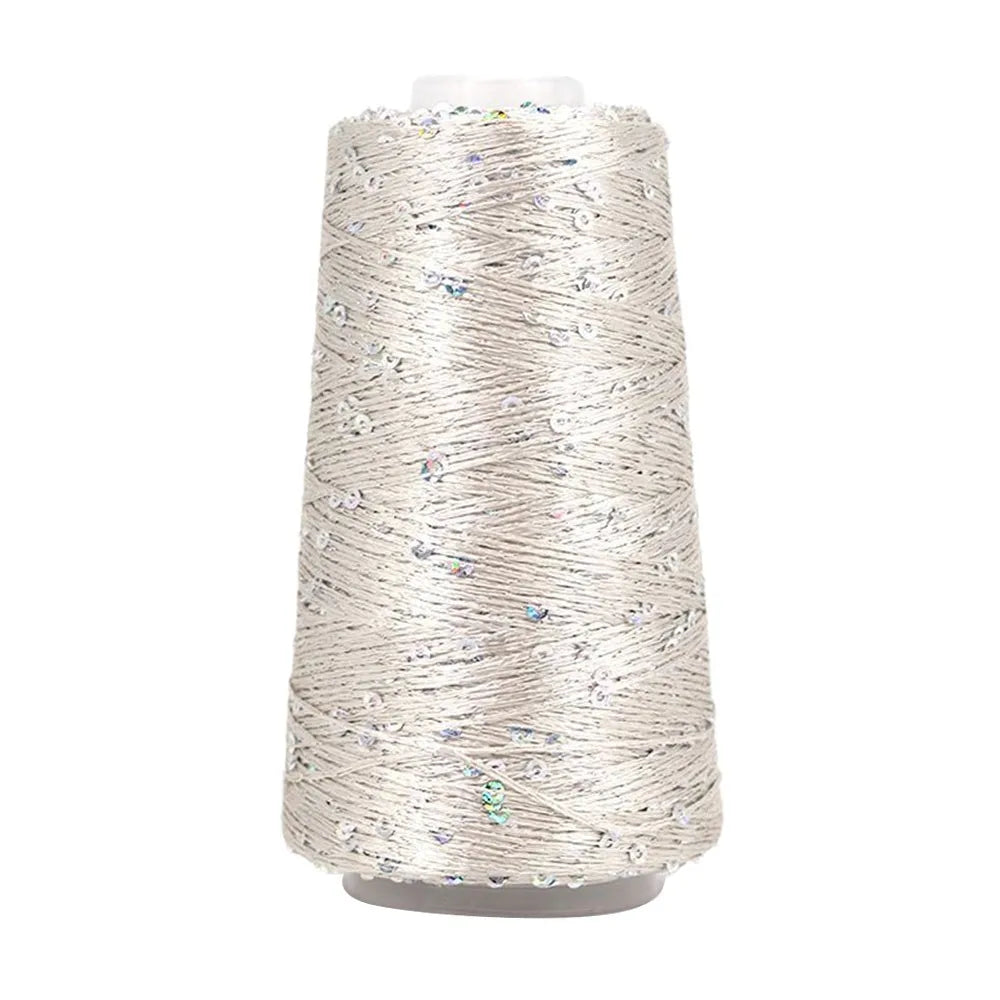 100g/Roll Multicolor Fine Gold Silver Yarn Dia.0.8mm Crochet Accessories Shiny Yarn Hand-woven Supplies DIY