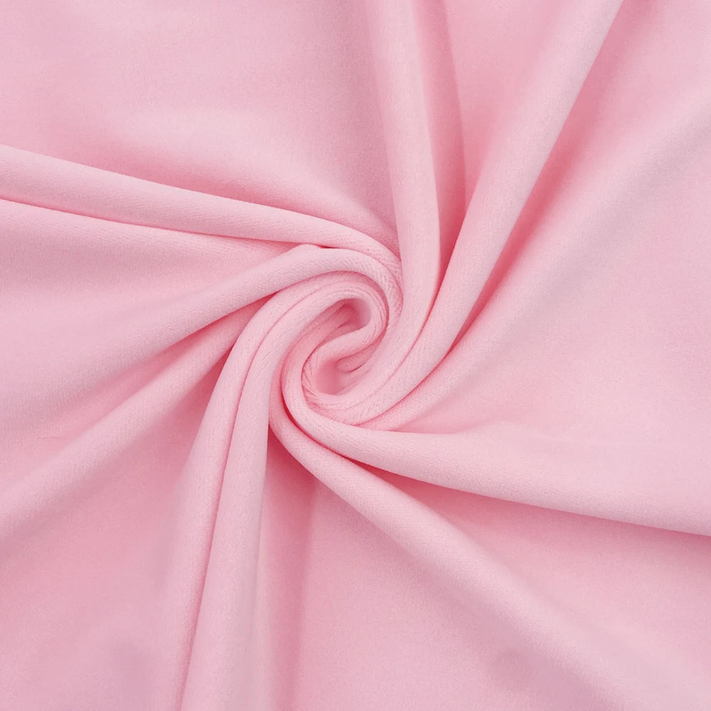 2024 Small Size 50x50cm Squishy Mochi Stetch Minky Fabric 95% Polyester 5% Spandex Stretch 4 Side Plush Fabric For Diy SewingToy