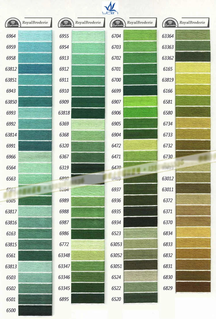 High Quality Cross stitch Floss Embroidery thread ,447 color