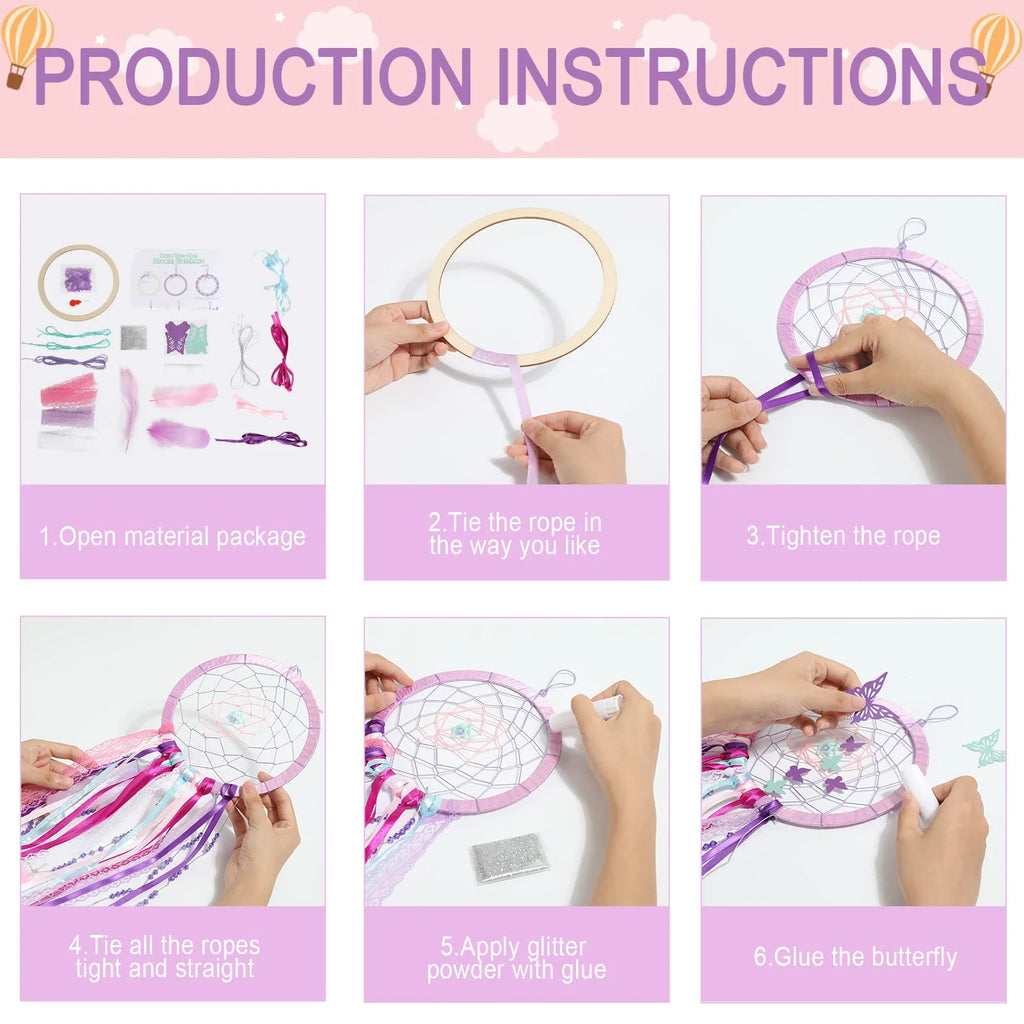 Dream Cather  Decorations Supplies Kit Sets