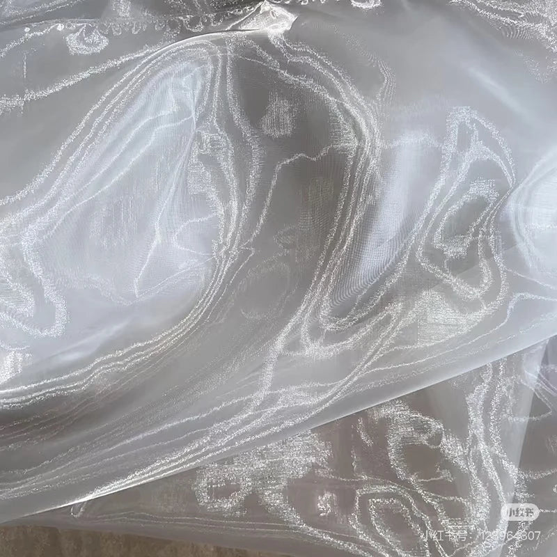 25 Colors water light texture  flowing gauze transparent gauze wedding scene