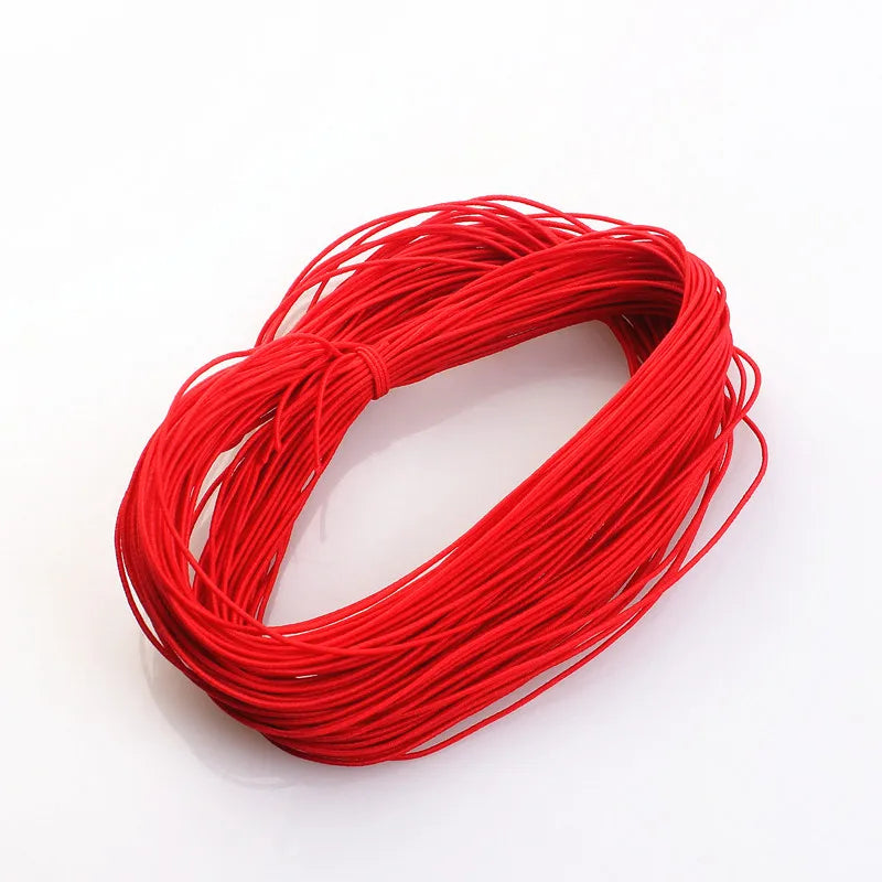 Braided Elastic Cord Beading Threads Stretch String  Crafting Cords