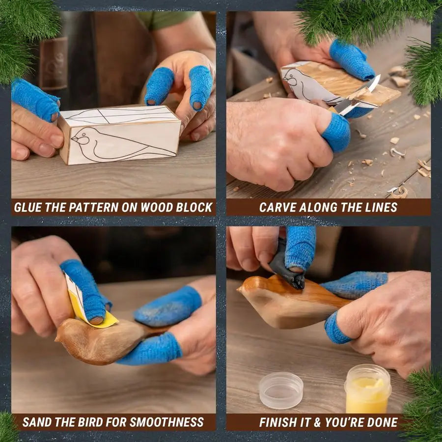 Wood Carving Kit Comfort Bird DIY Kits