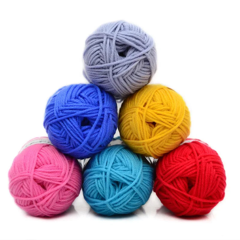 Milk Sweet Soft Cotton Baby Knitting Wool Yarn Thick Yarn
