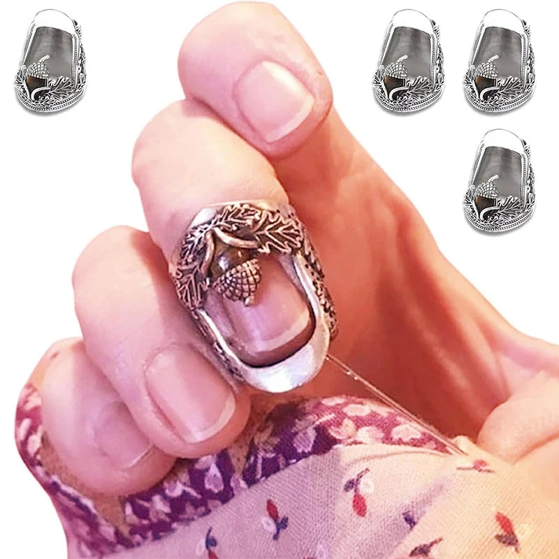 Open Nail Acor Thimbles For Hand Sewing Quilting Finger Protector