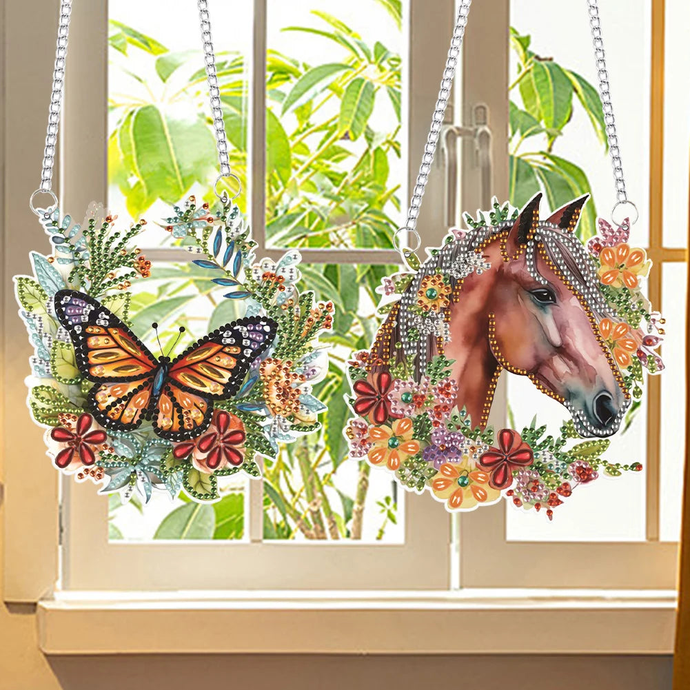 2Pccs Colorful Animal Diamond Painting Kit