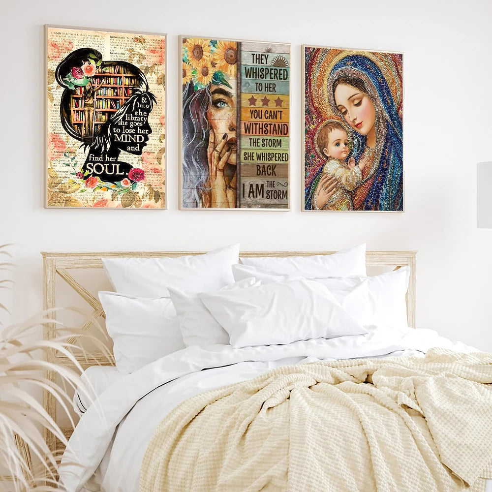 6 Kinds of Patterns, Diamond  Art Adults Painting Kit Crafts