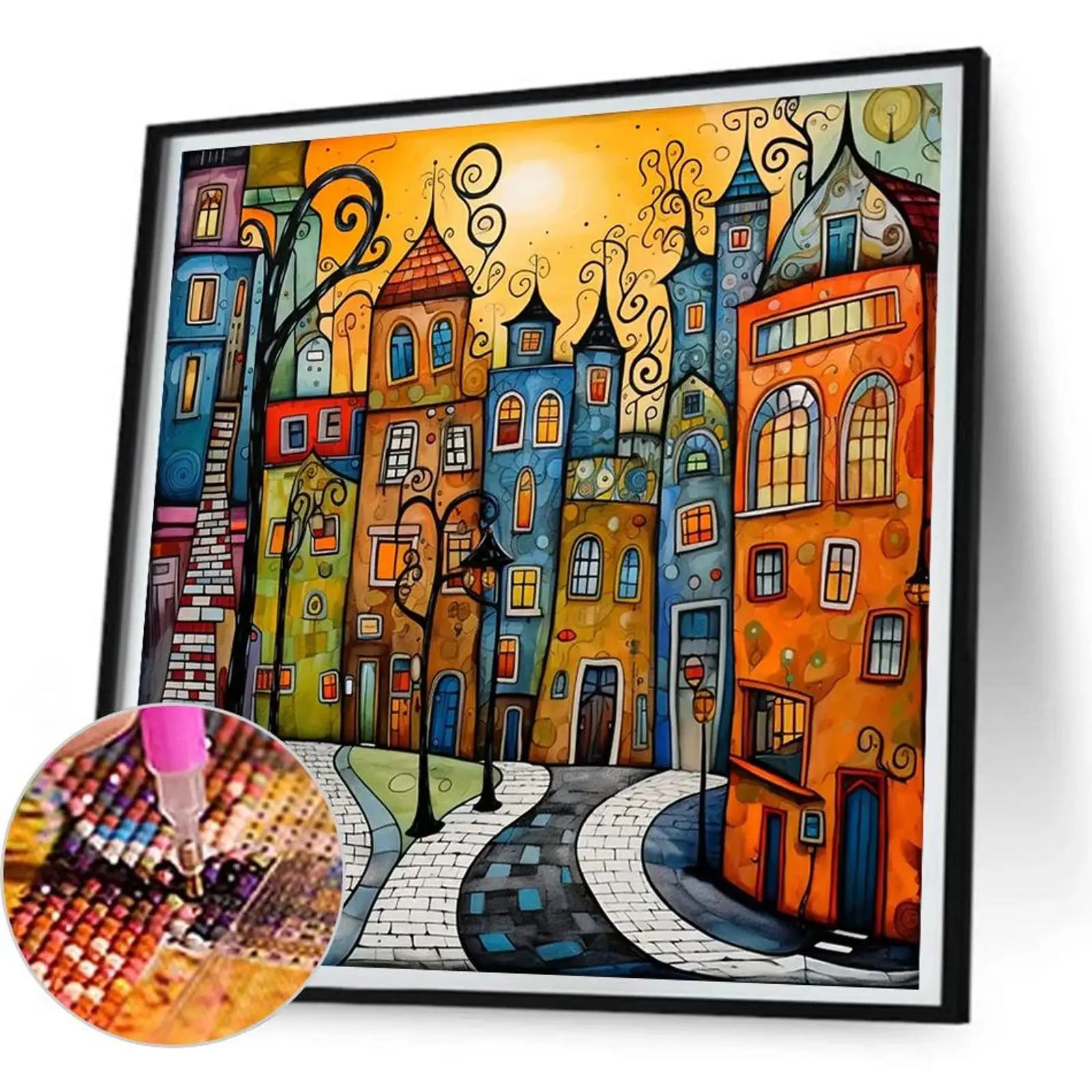 New 5D Diamond Painting Street Shops