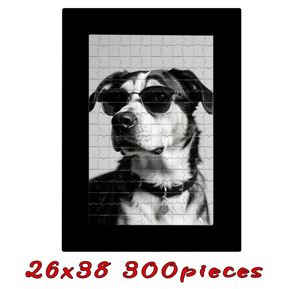 【Custom Framed Wooden Puzzles, Custom Graduation Photo Puzzles as Gifts, Personalized, Multiple Color Sizes Wooden Frames, Gifts