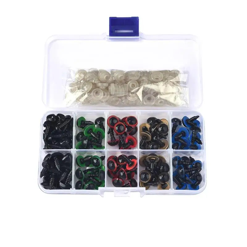 1 Box Plastic Colorful Eyes Noses For Doll Craft DIY Making Tools
