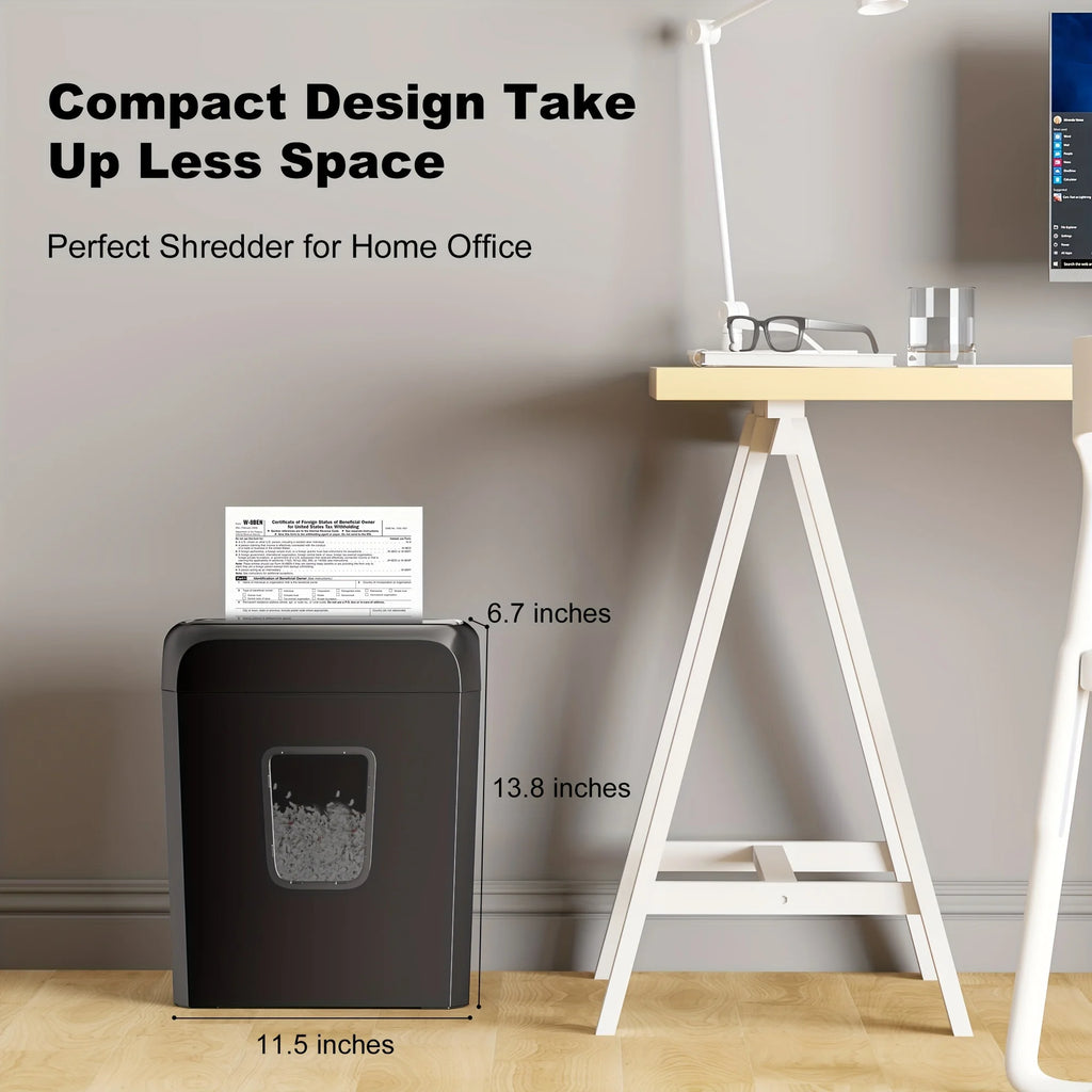 Wastebasket for Home Office Shreds Credit Cards,Paper