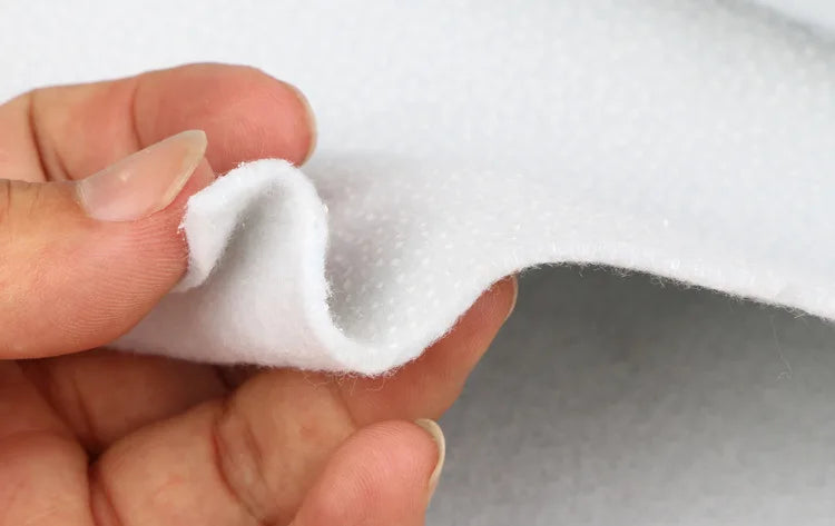 50*100CM Iron-On Fusible Fleece Interfacing Adhesive Cotton Batting Filler