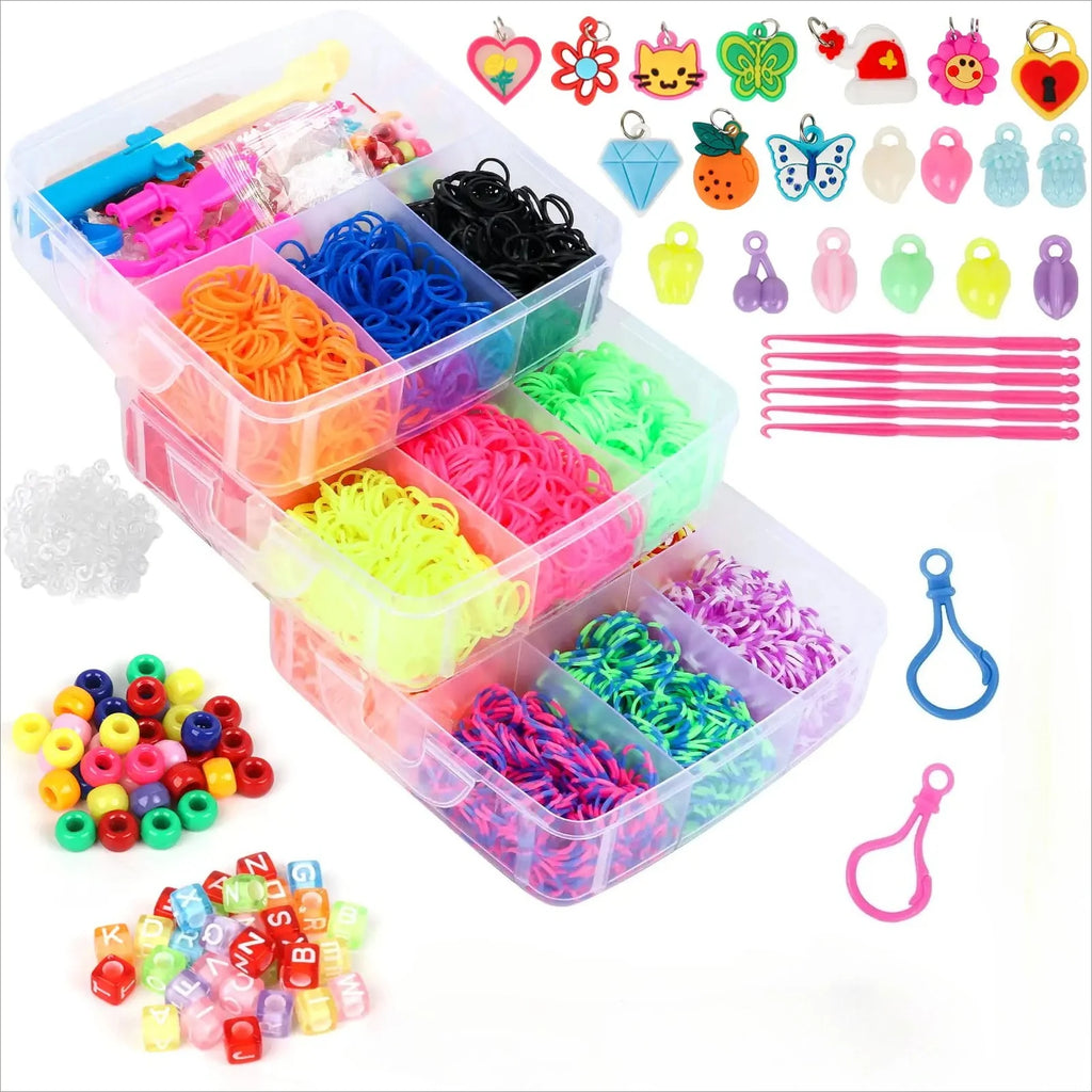 4500+ Rubber Band Bracelet Making Kit, Friendship Bracelets Making Kit Gifts