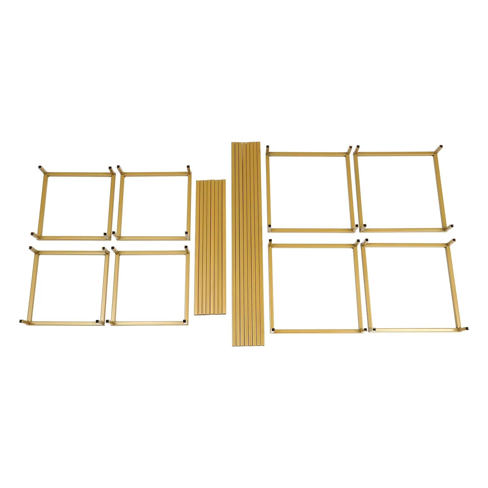 4 Piece Gold 
Flower Stand Set  Tall  DIY Decoration Holder