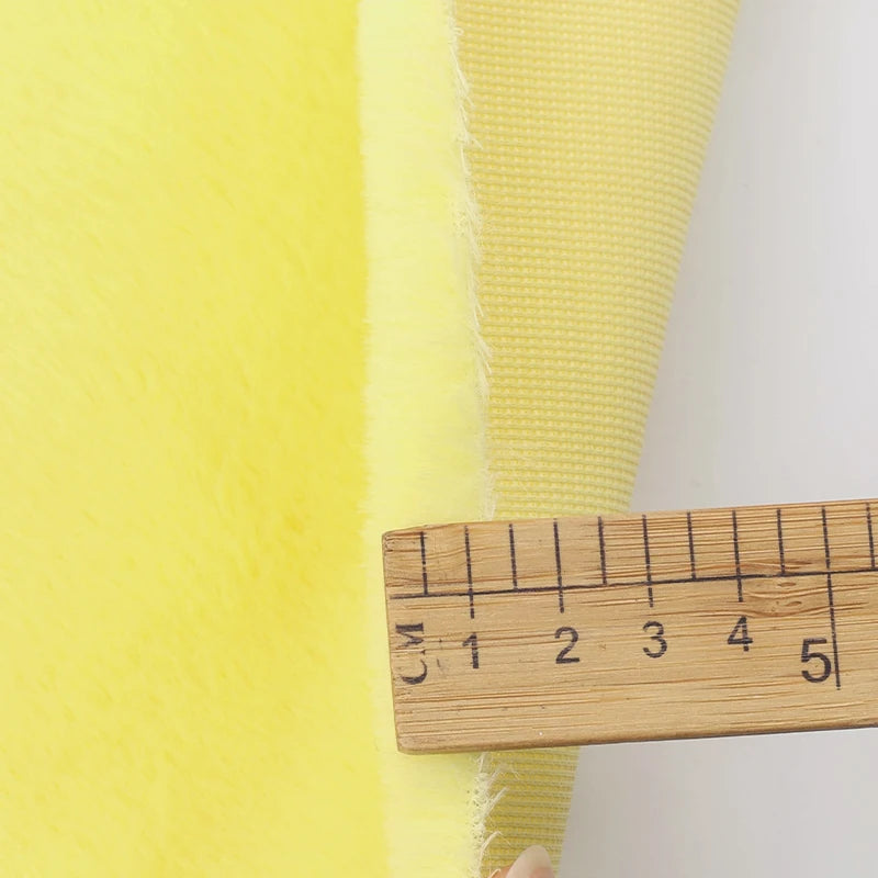 Rabbit Fur Fabric Soft Short Plush.