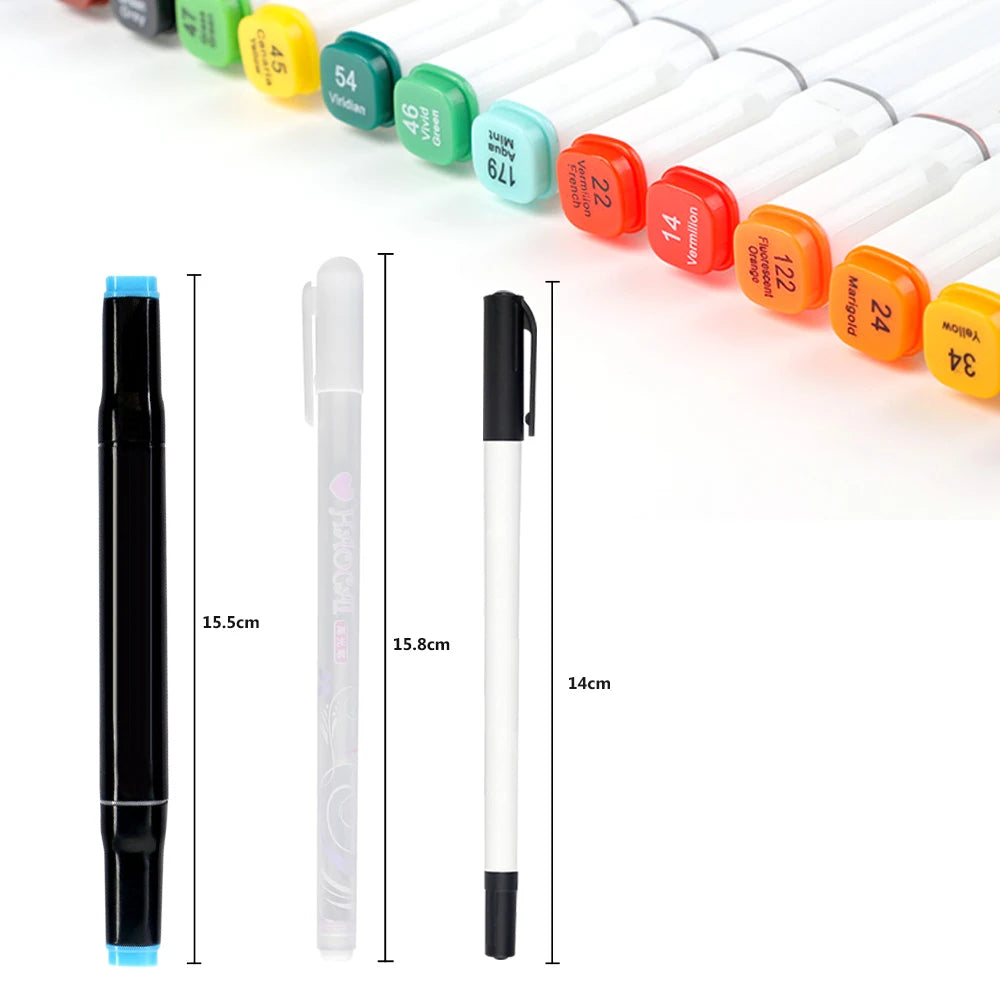 80 Markers Set, Mixed Color, Art Supplies.