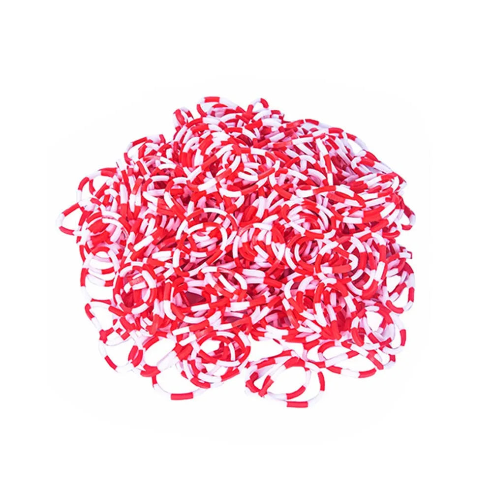 600pcs Elastic Colorful Rubber Loom Bands for Boy,, Girl Kids Weaving DIY Craft Gift Bracelet Jewelry Making Accessories Supplies