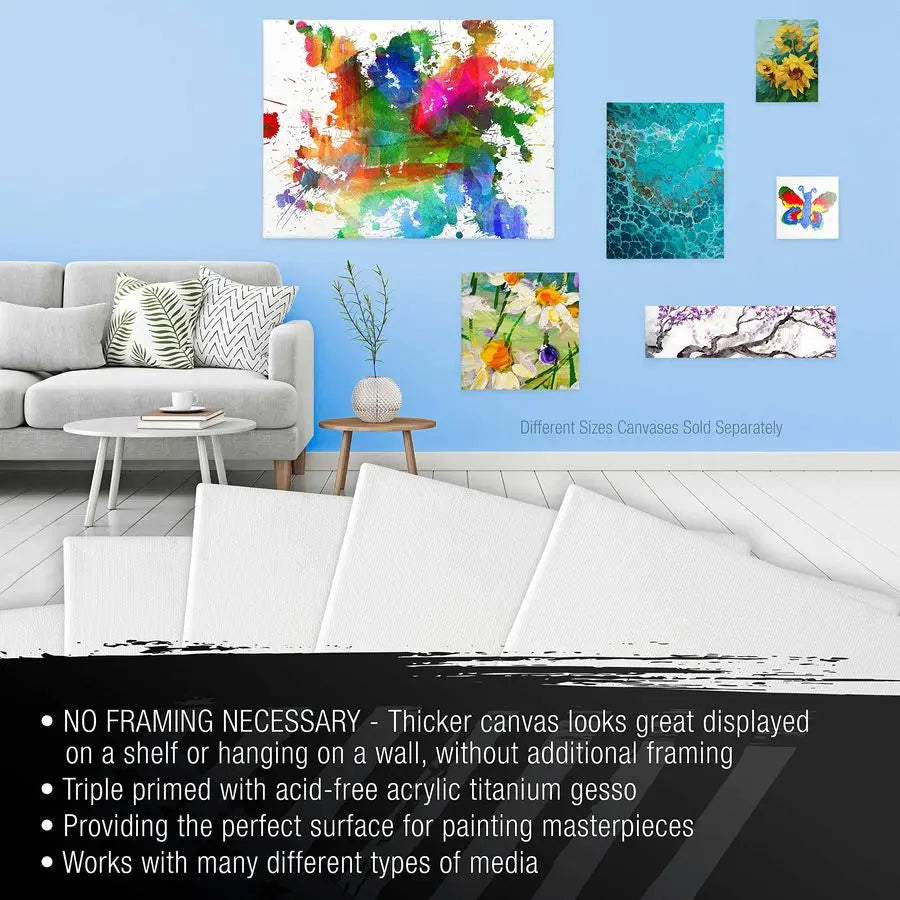 Large Stretched 20x30 inch Gallery Depth Canvas