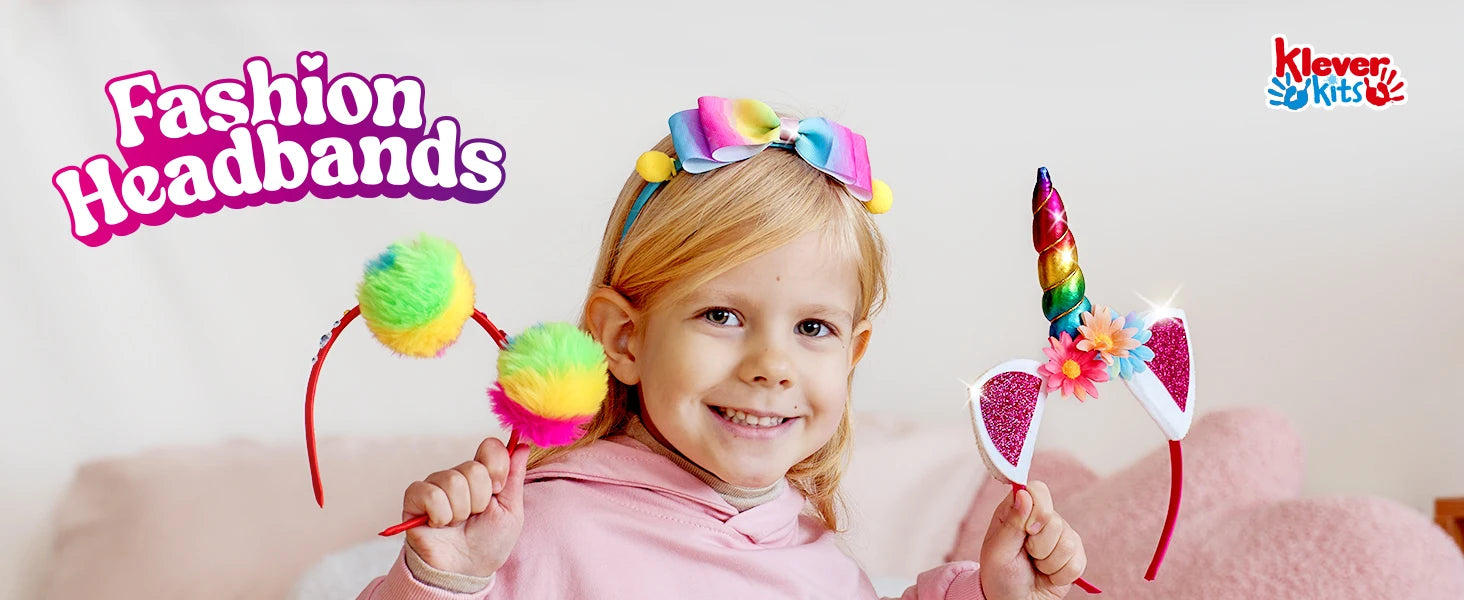 Headband Making Kit for Girls Kids Headbands DIY
