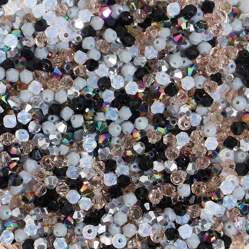 200pcs/Lot Mixed Color  Bicone Beads for Jewelry Making