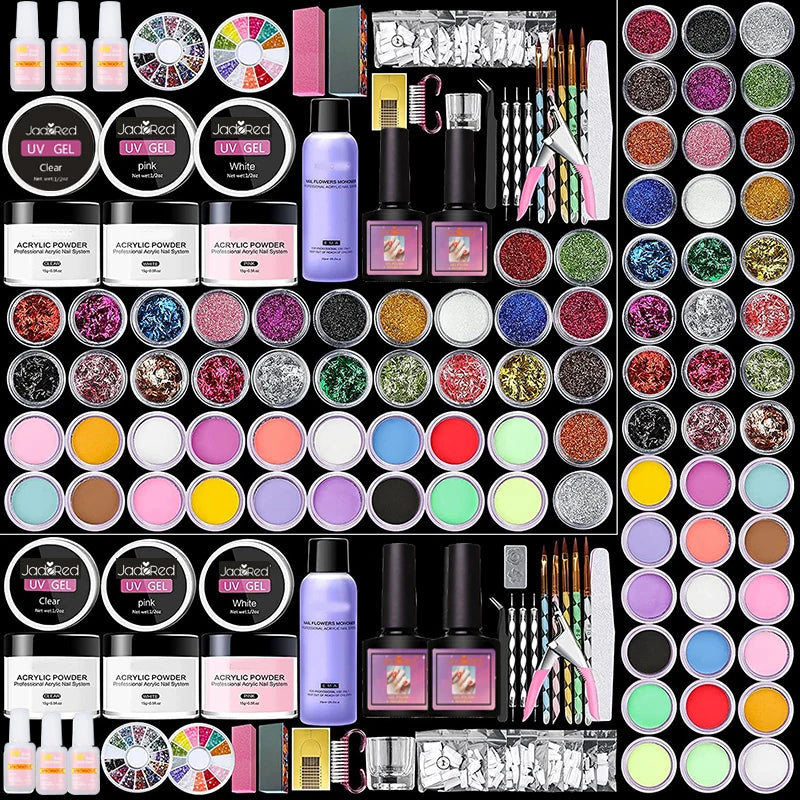 Nail Kit Acrylic Powder With Acrylic Liquid For Gel Nails