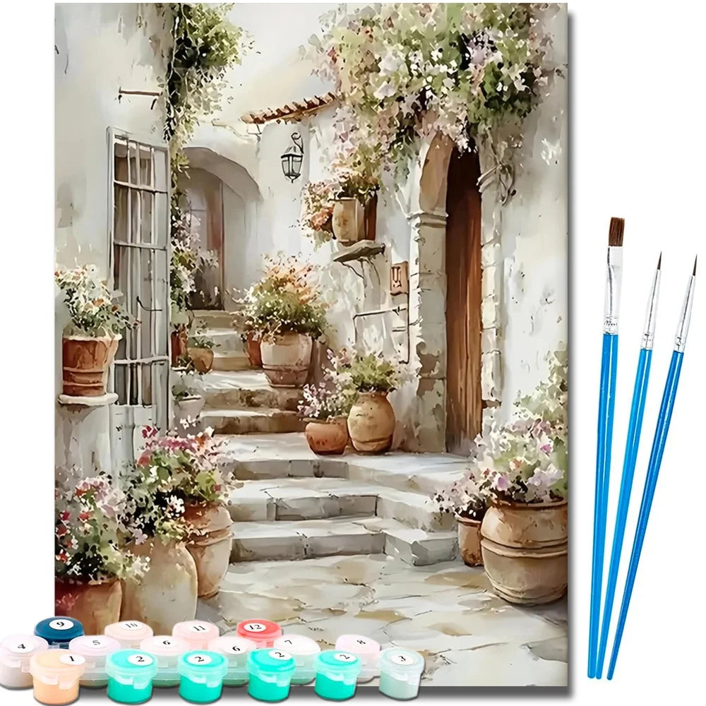 Scenery Diy Art Paint By Numbers For Adult