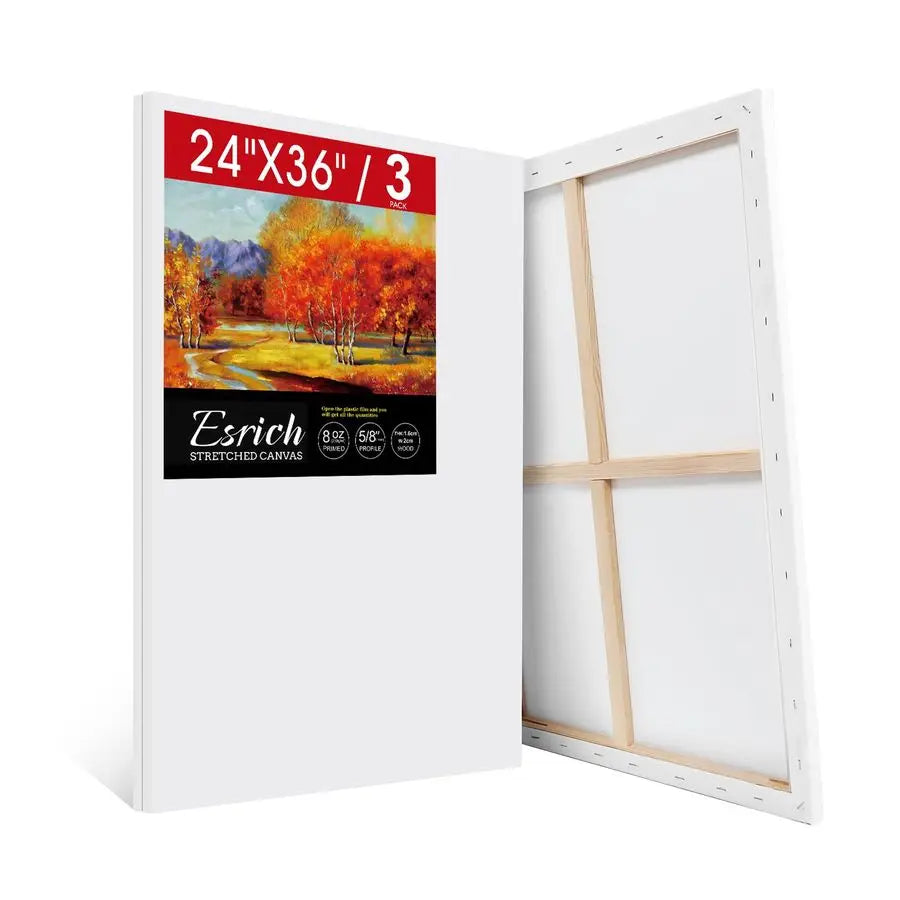 stretch canvas for painting,, 3Pack Large Canvas for Painting.