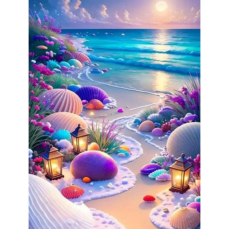 Landscape Diamond Embroidery Cross Stitch Art Kits DIY Craft Diamond Painting 5D Mosaic Kit Wall Art Home Decoration