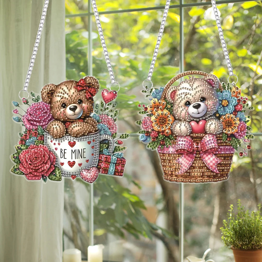 2Pccs Colorful Animal Diamond Painting Kit