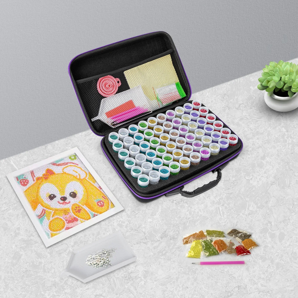 60 Diamond Painting Storage Boxes Bead Organiser Tray Art Beads Embroidery Case