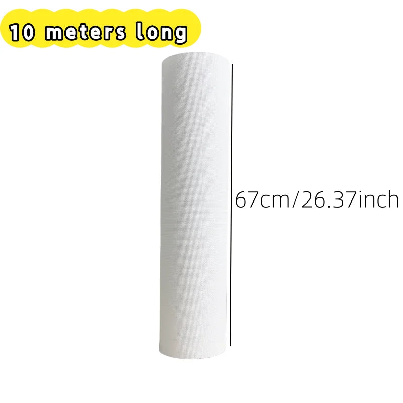 white blank 10M/Roll Cotton Canvas Roll27-87cm Wide
