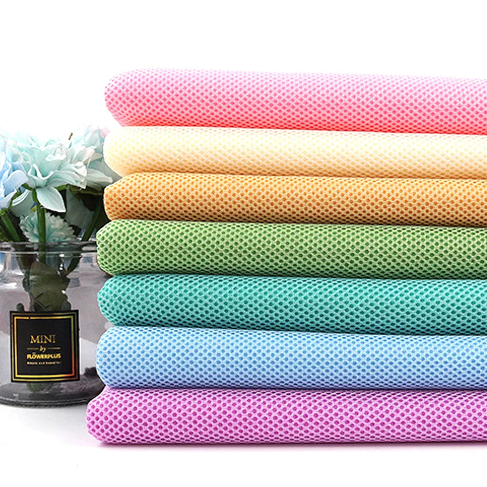 Breathable 3D Mesh Fabric Air Layer Solid Color