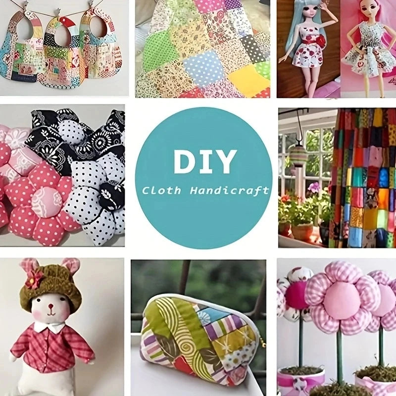 56pcs Floral Small Patchwork Multicolor Cloth Set Cloth For DIY Sewing ,quilting.