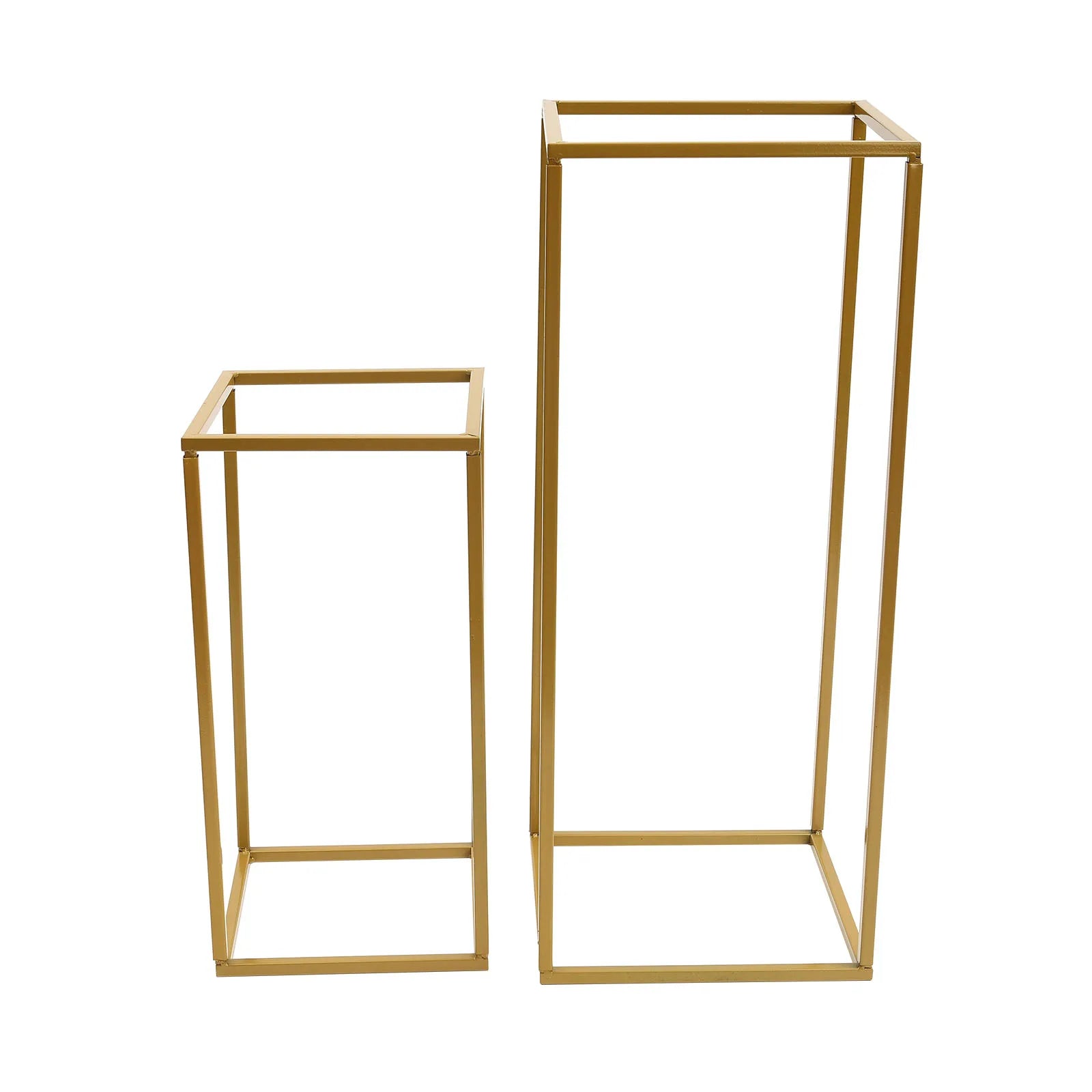 4 Piece Gold 
Flower Stand Set  Tall  DIY Decoration Holder