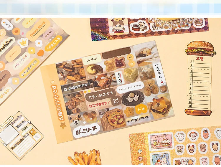 72Pcs/bag Good Mood Maker Cut Film Sticker Book