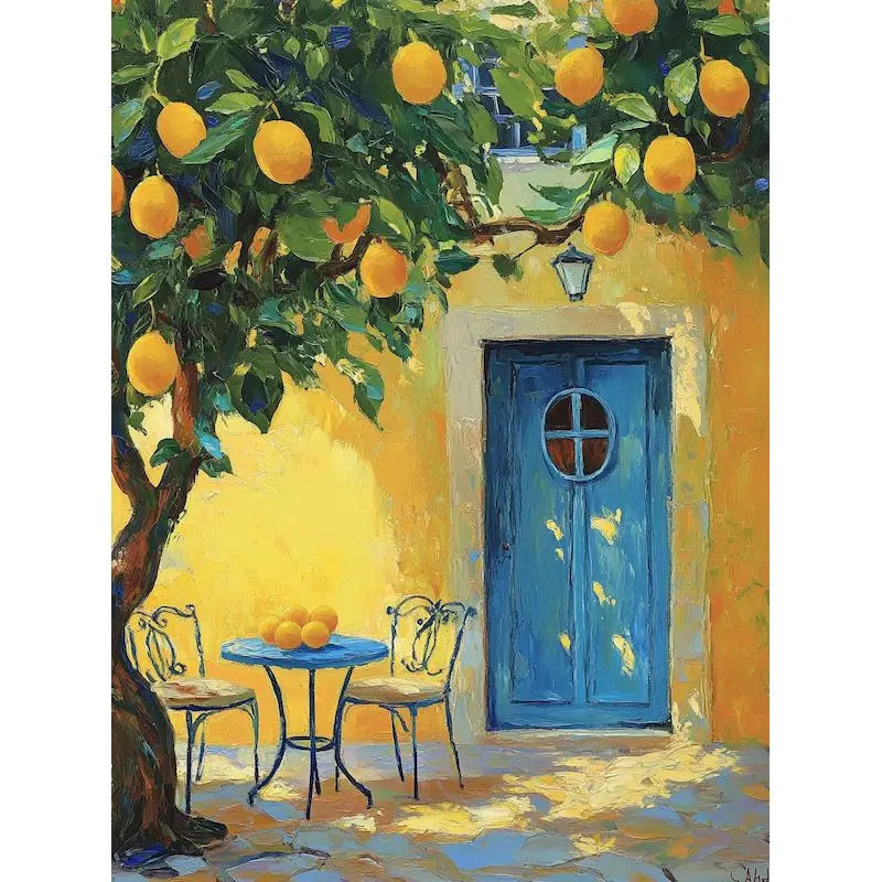 DIY Tree Diamond Painting Landscape Door Craft Kit Full Round Square Diamond Embroidery.
