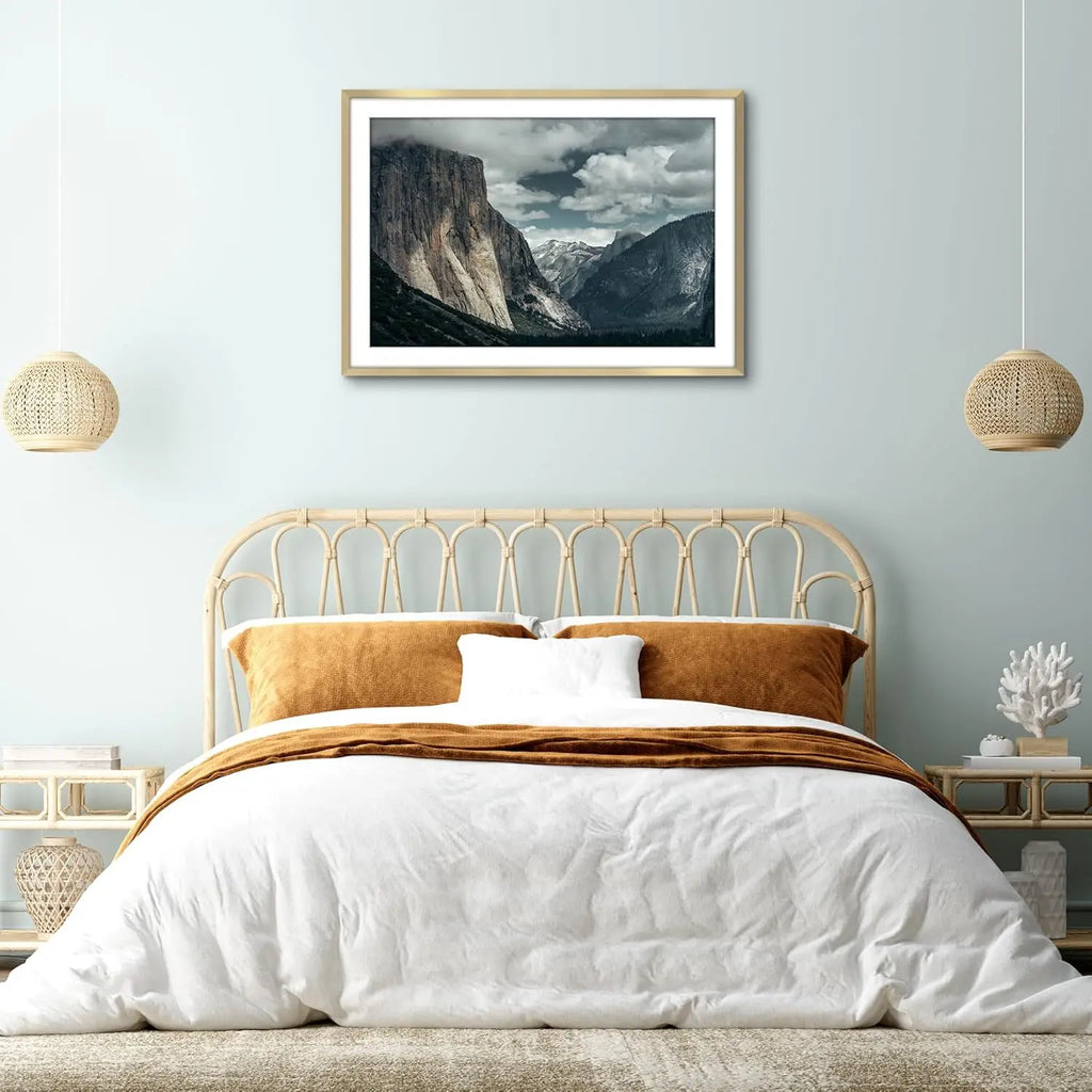 28x40 Poster Frame with Plexiglass - Thin Border Gold Frame for Wall - Display 24x36 or 28x40 Photos