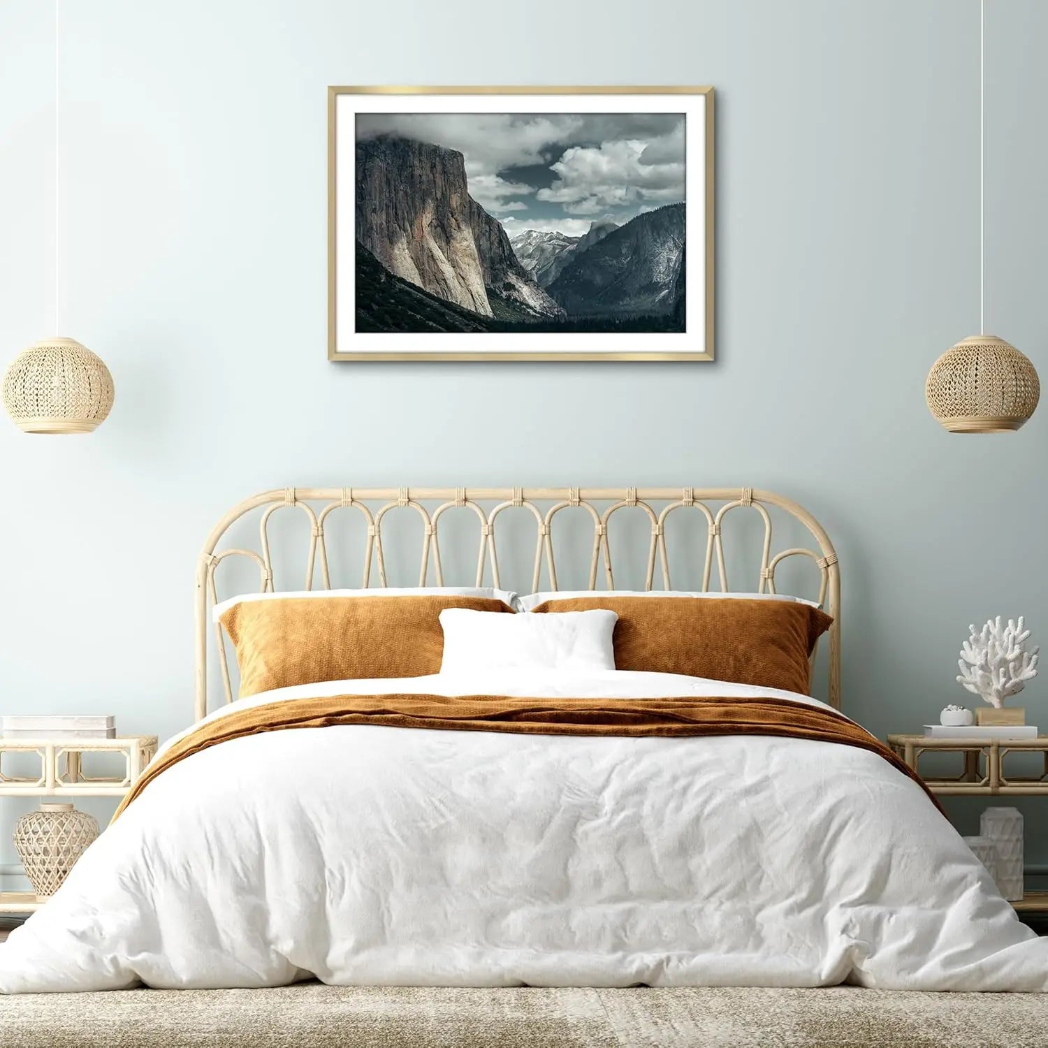 28x40 Poster Frame with Plexiglass - Thin Border Gold Frame for Wall - Display 24x36 or 28x40 Photos