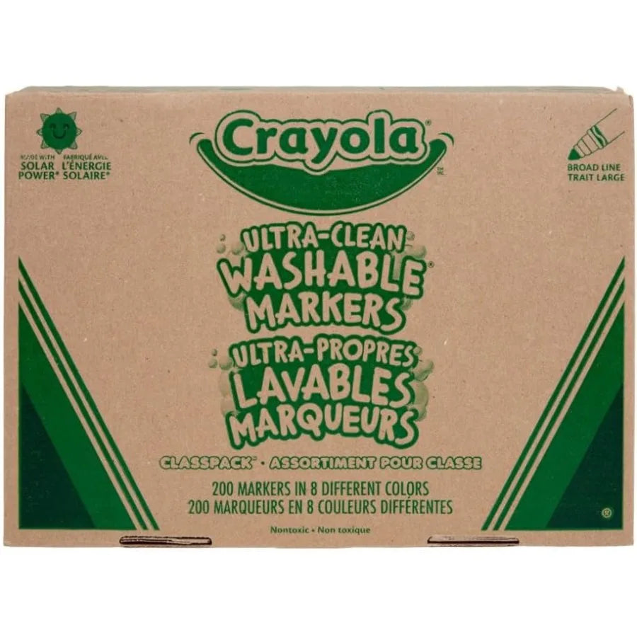 Washable Markers - 200ct Bulfor 8 Assorted Colors