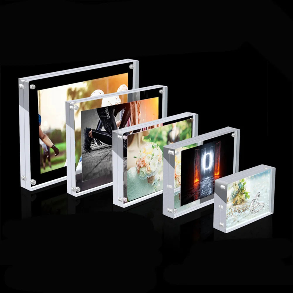Photo Frame Transparent Acrylic Photo Frame Magnetic Poster Display