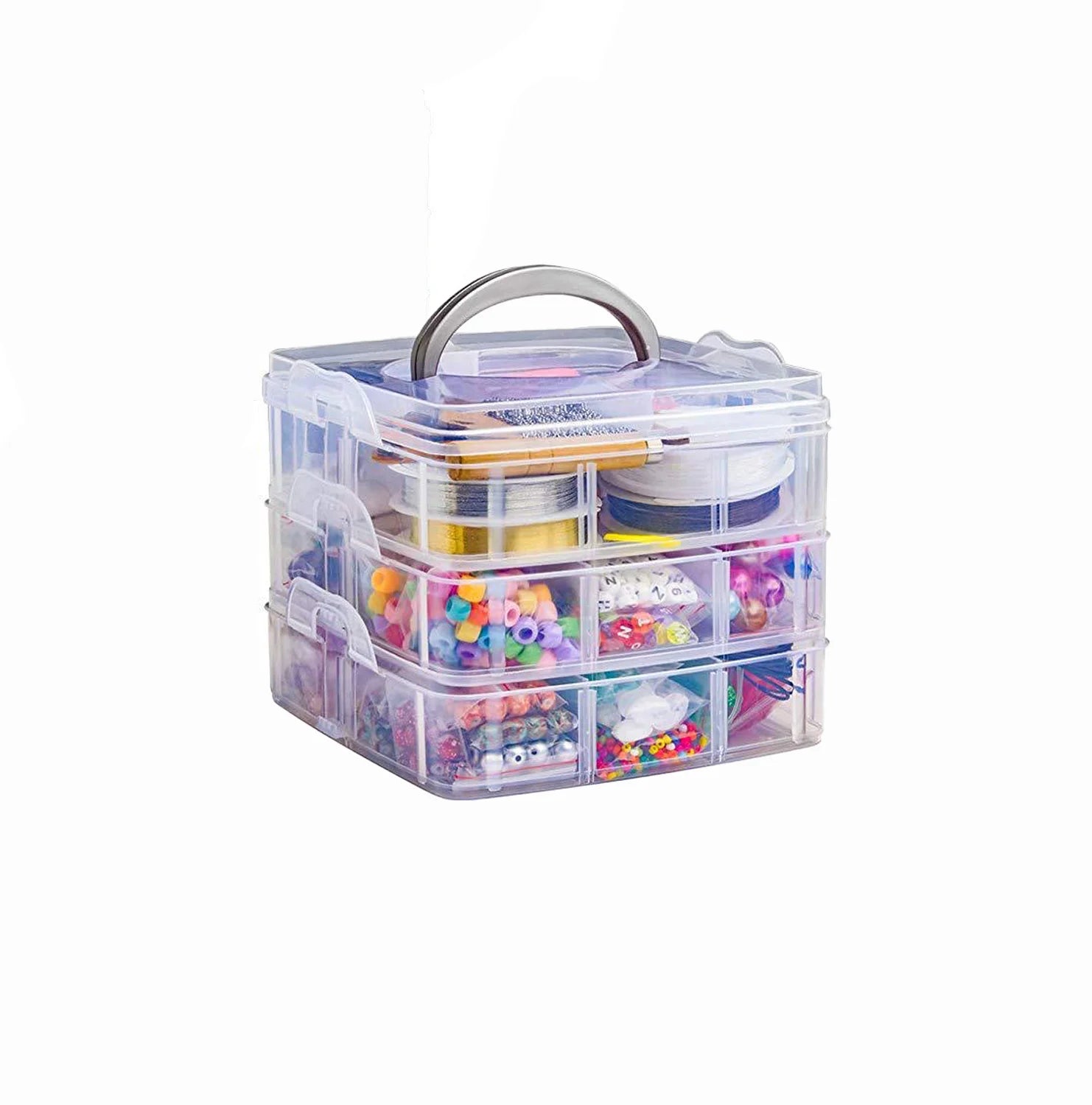 2456-Piece Deluxe DIY Bead Jewelry Making Kit - Includes Beads, Findings, and Accessories