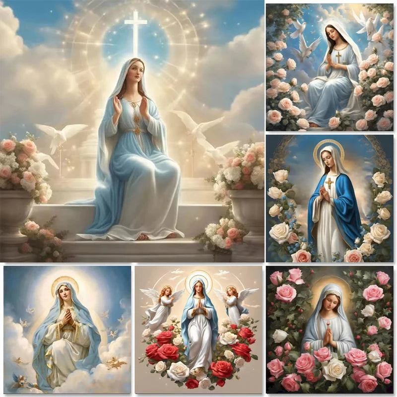 Diamond Embroidery Religion DIY Mosaic Jesus Acrylic Craft Supplies Painting Man Portrait New Arrival Decor For Home