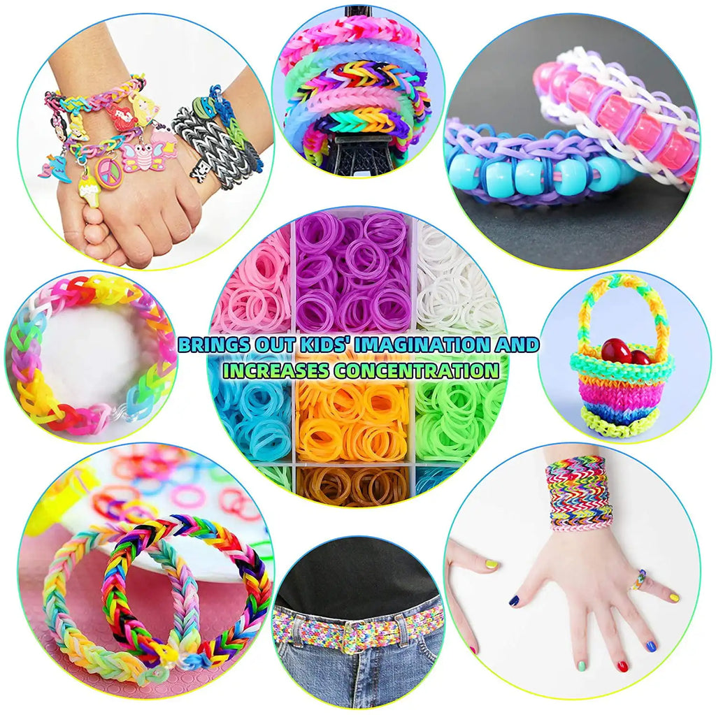 4500+ Rubber Band Bracelet Making Kit, Friendship Bracelets Making Kit Gifts