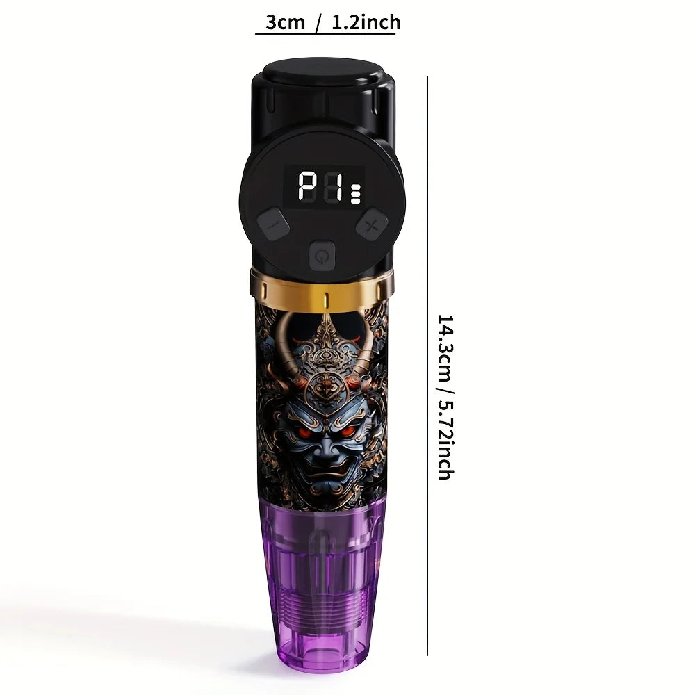 Tattoo Pen Set, 1500mAh Battery USB Charging, 20 Needles, 11-color 20 Tattoo Cups,