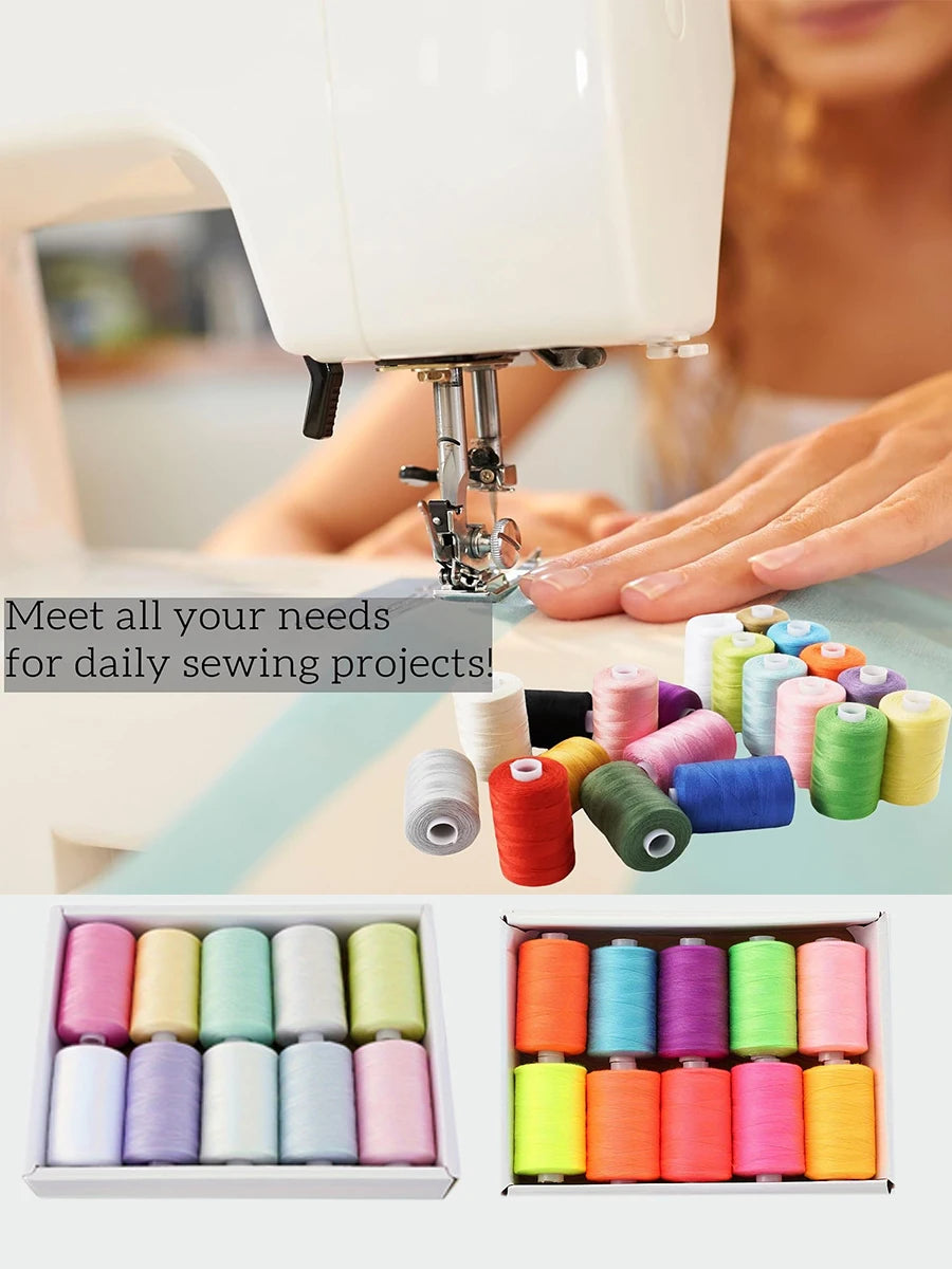 Sewing Thread - Set of 1000 yds Per Spool