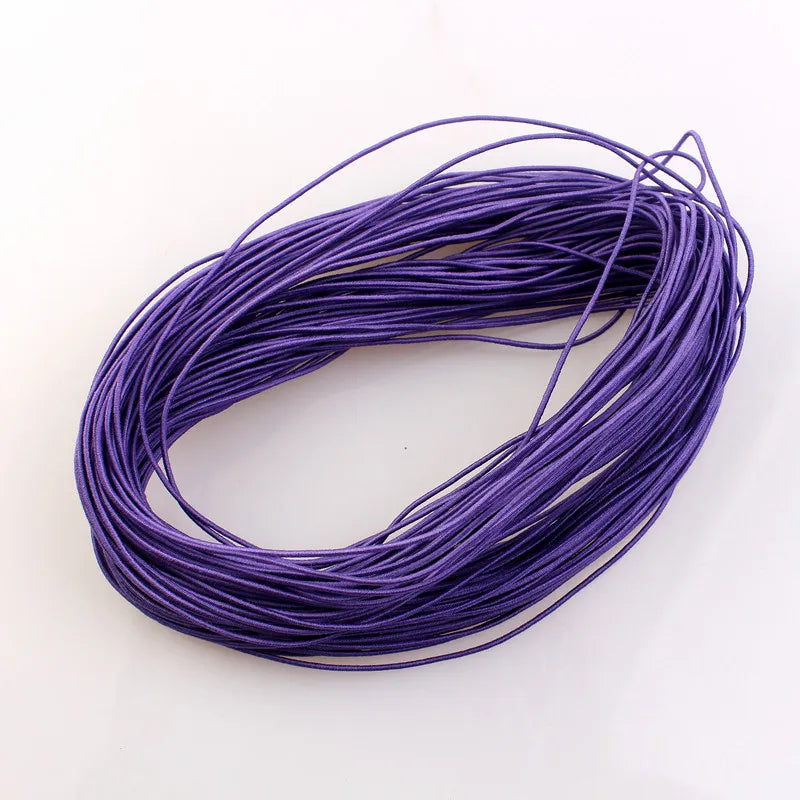 Braided Elastic Cord Beading Threads Stretch String  Crafting Cords