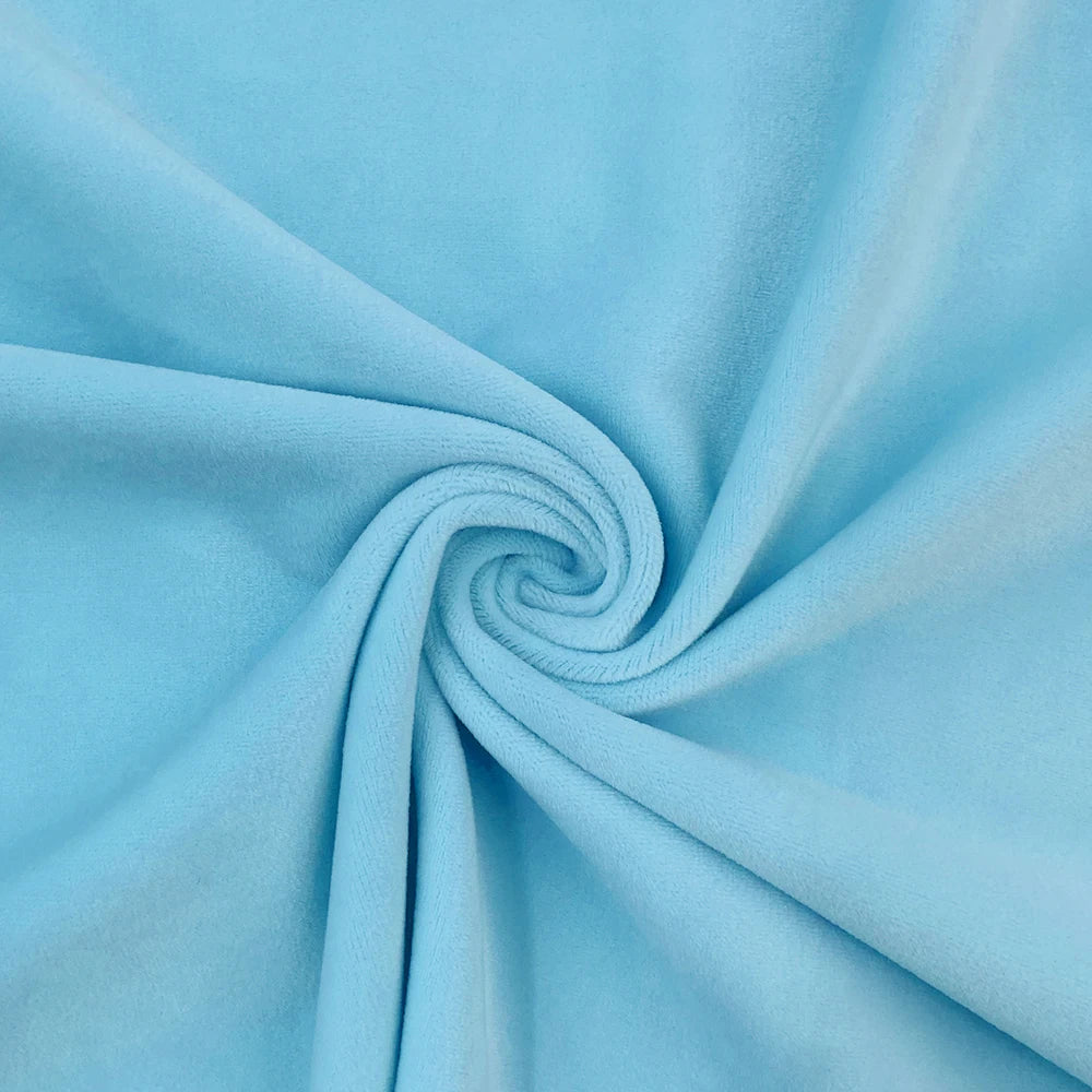 2024 Small Size 50x50cm Squishy Mochi Stetch Minky Fabric 95% Polyester 5% Spandex Stretch 4 Side Plush Fabric For Diy SewingToy