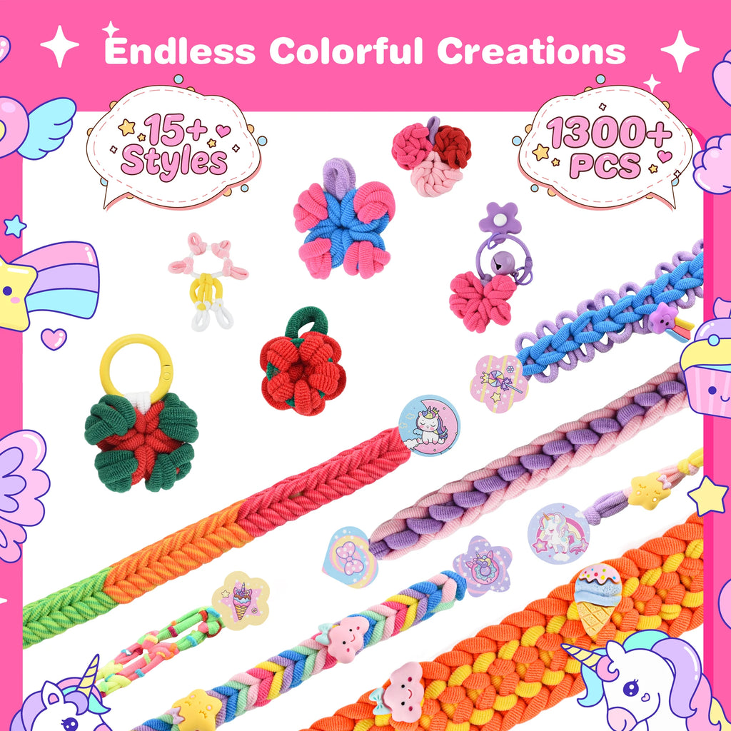 Bracelet Making Kit for Girls Rubber Band Friendship Bracelet