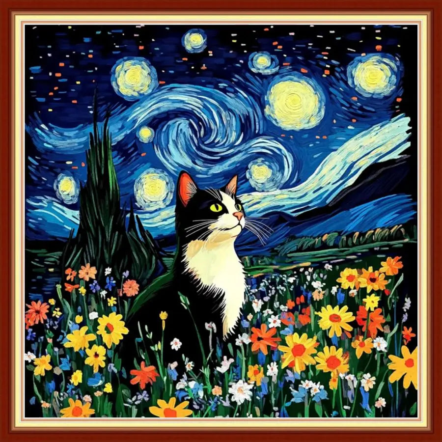 Stamped Cross Stitch Kits Embroidery kit for Beginners Adults